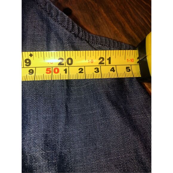 Liz Claiborne Denim Look Sleeveless Top women size XXL - Picture 5 of 5